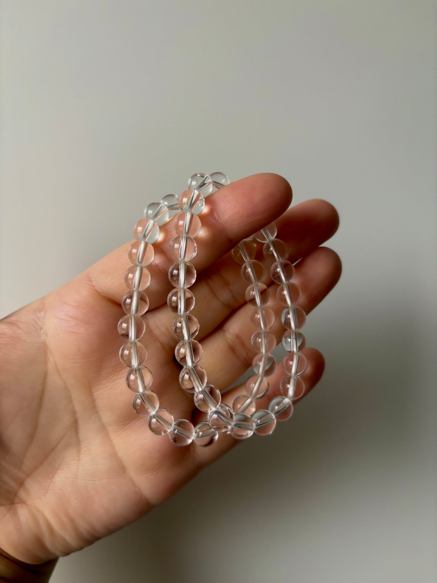 Bergkristal armband 8mm