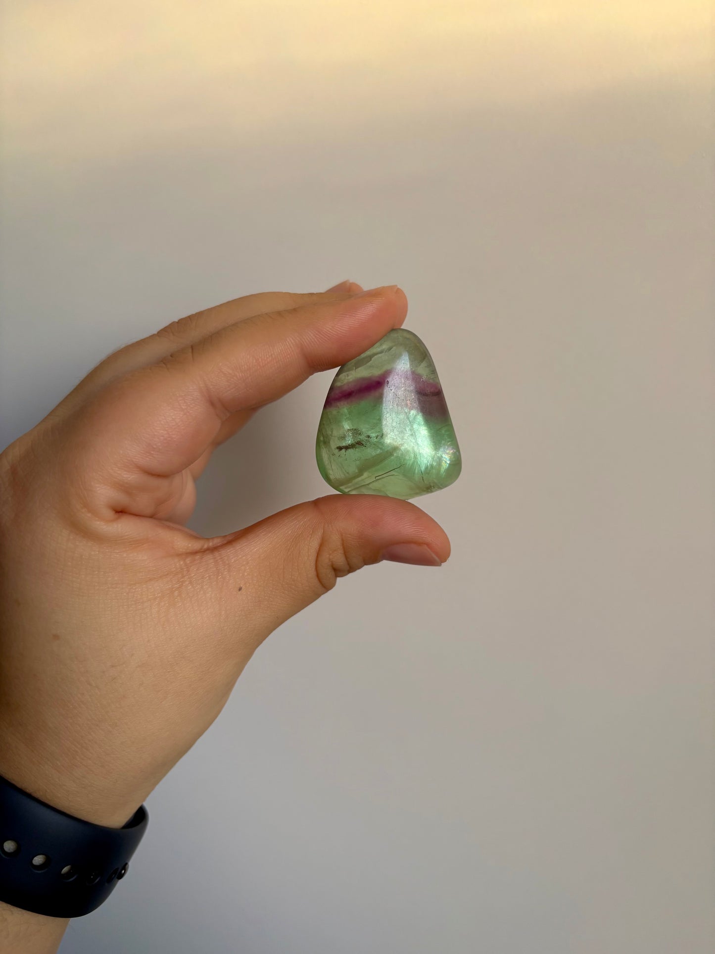 Fluoriet trommelsteen