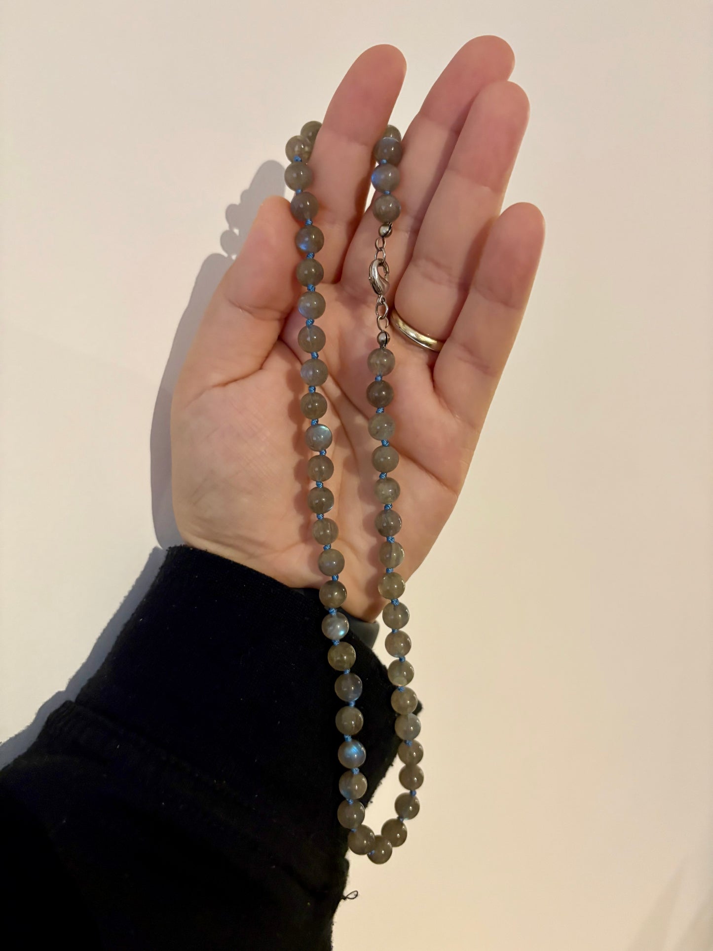 Labradoriet ketting 45cm - 8mm