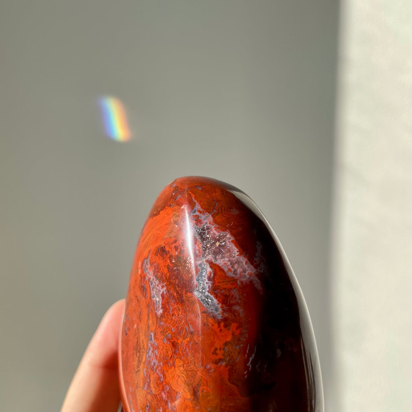 Rode Jaspis sculptuur