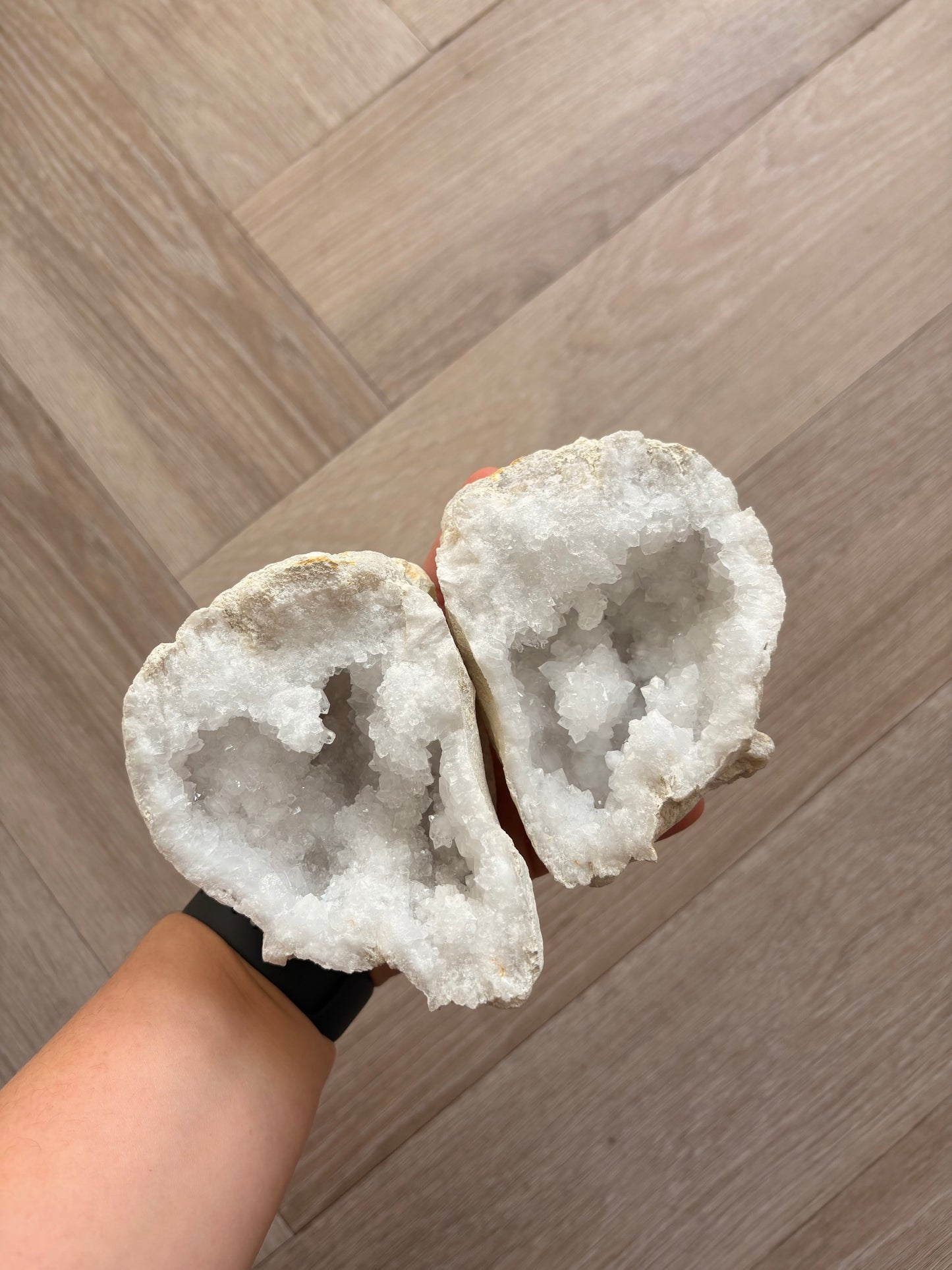 Bergkristal geode #4 groot