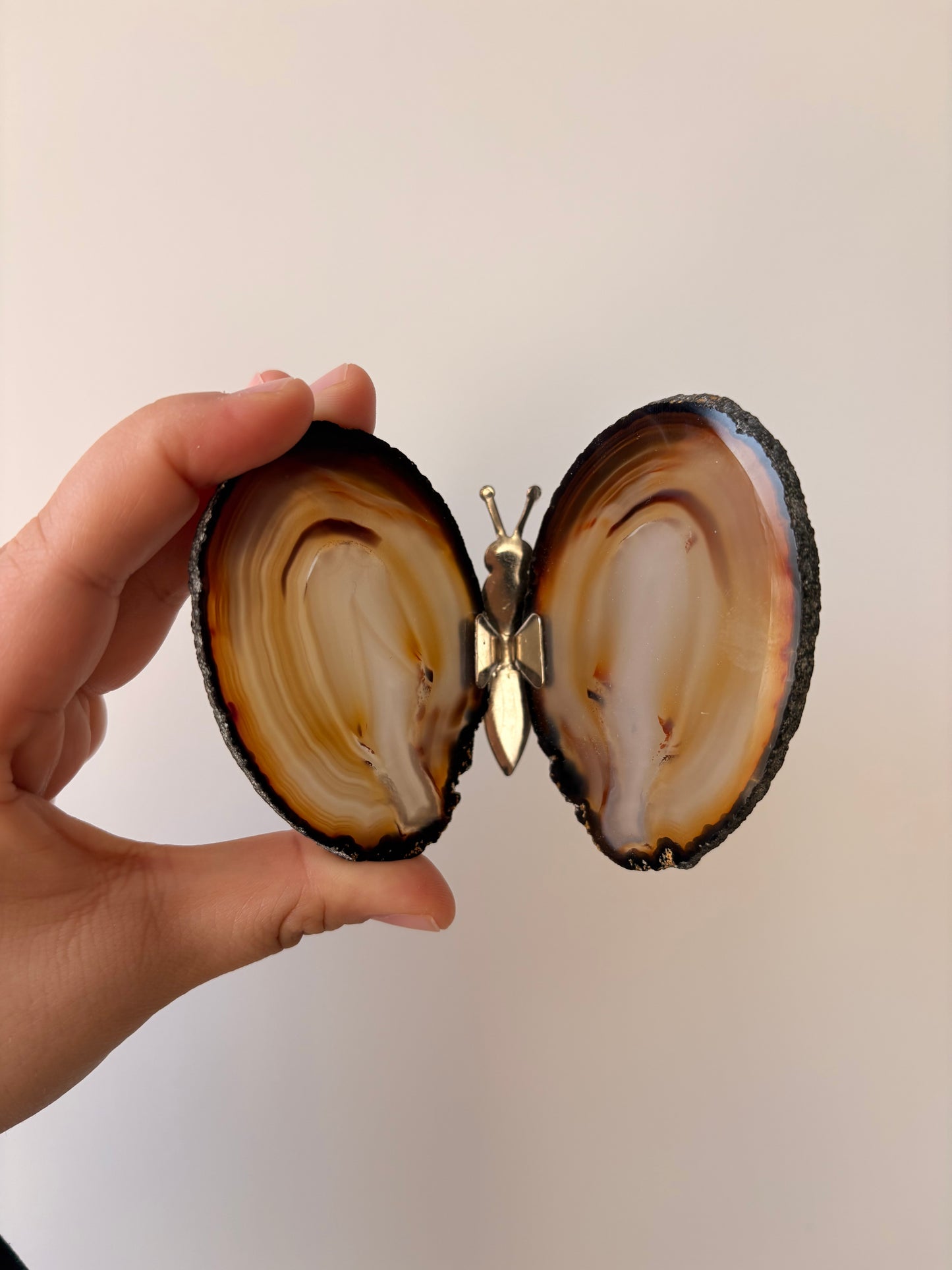 Agaat vlinder nr 2 zilver