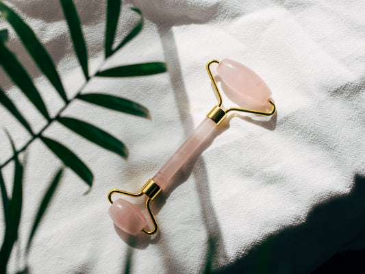 Rozenkwarts gezichtsroller