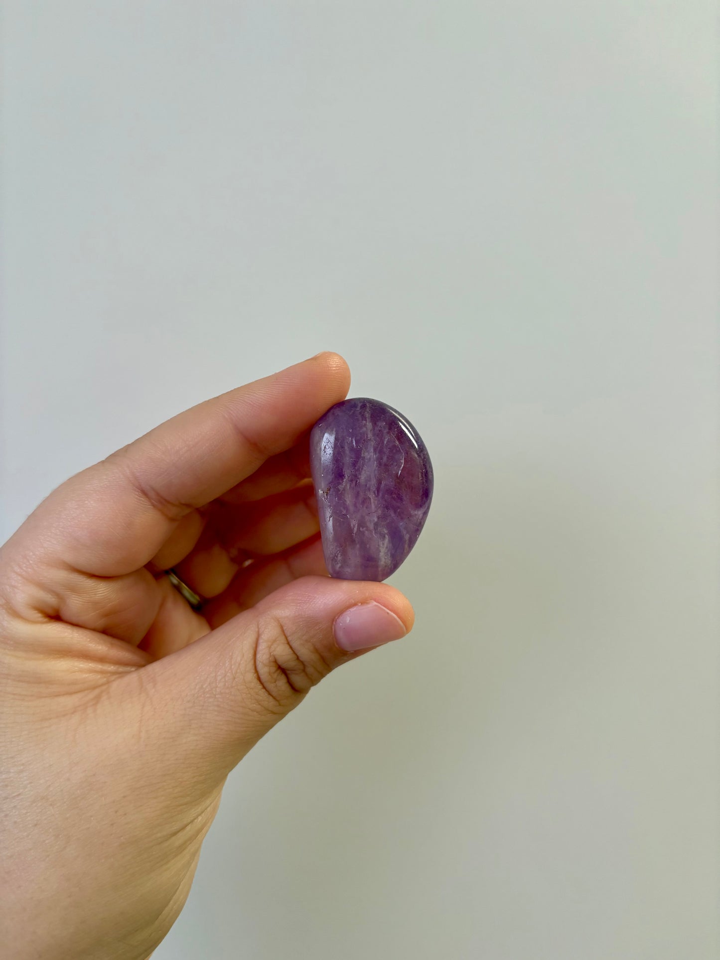 B kwaliteit Amethist trommelsteen