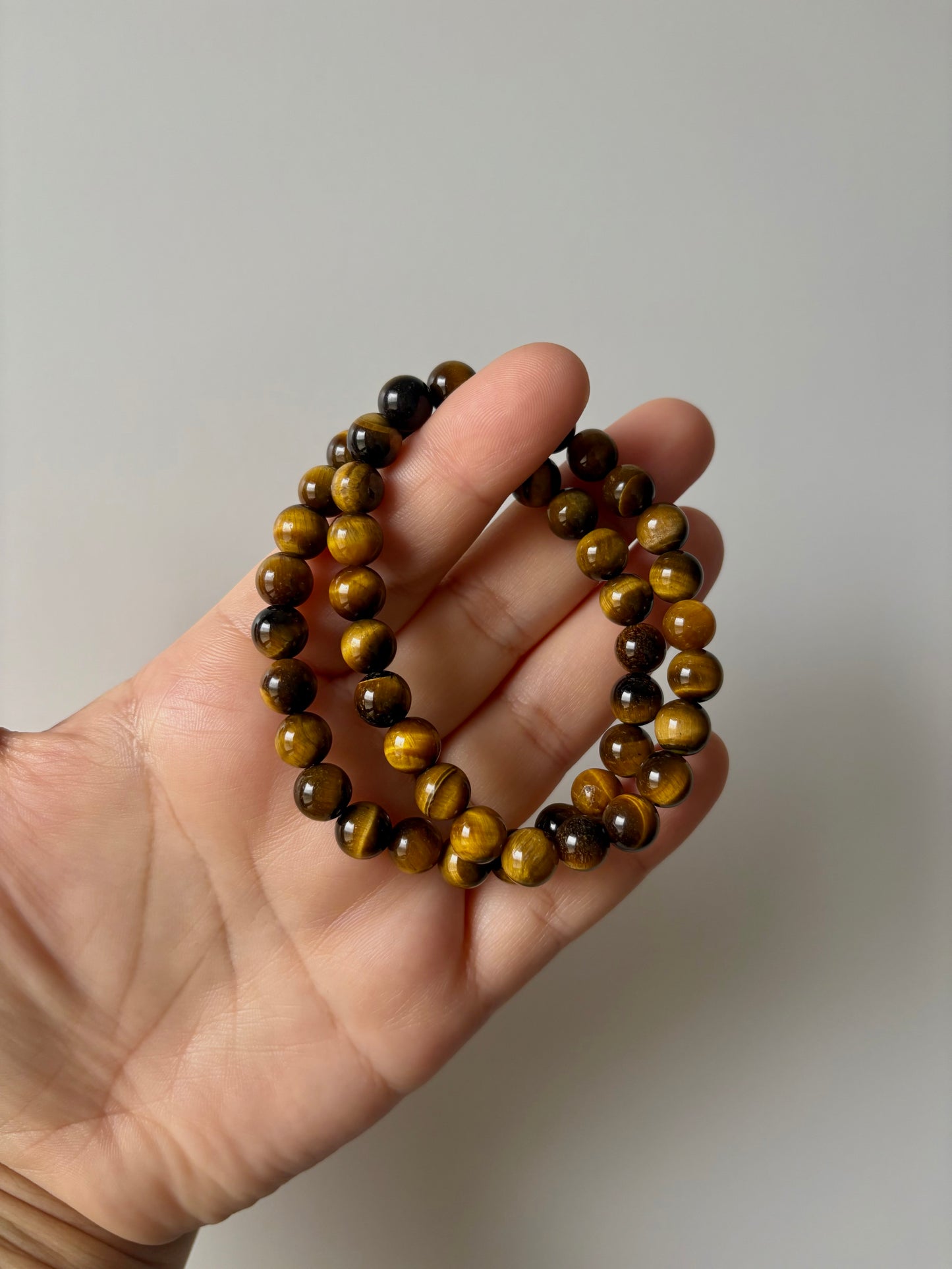 Tijgeroog armband 8 mm