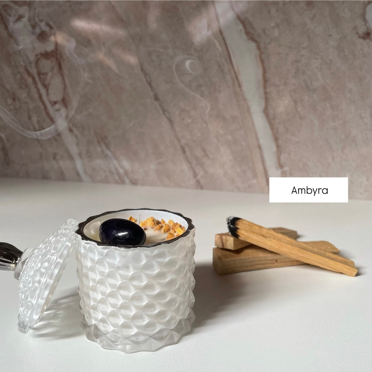 Palo Santo - wit kaars