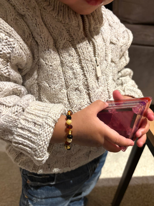 Barnsteen multi armband