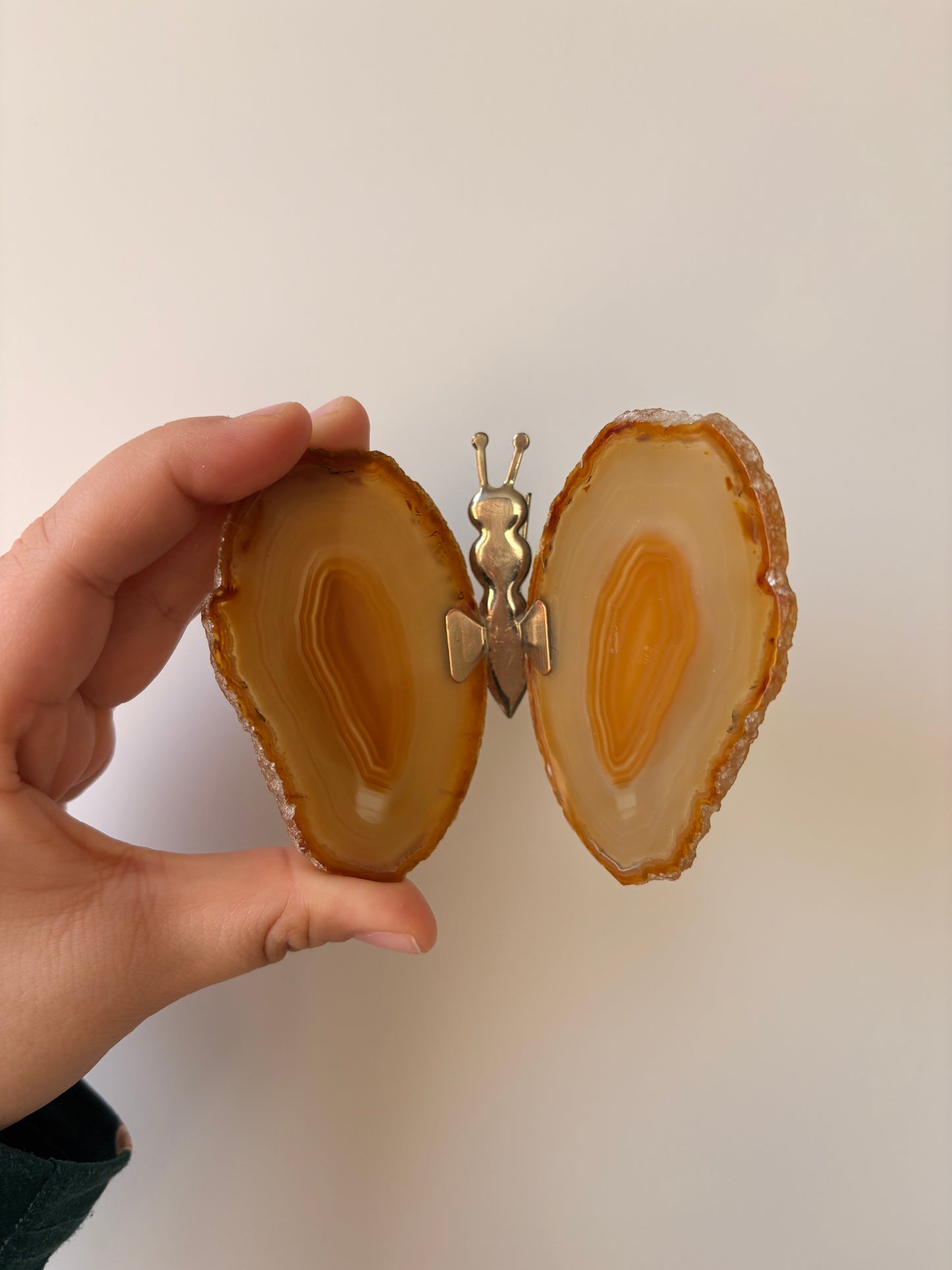 Agaat vlinder nr 3 zilver