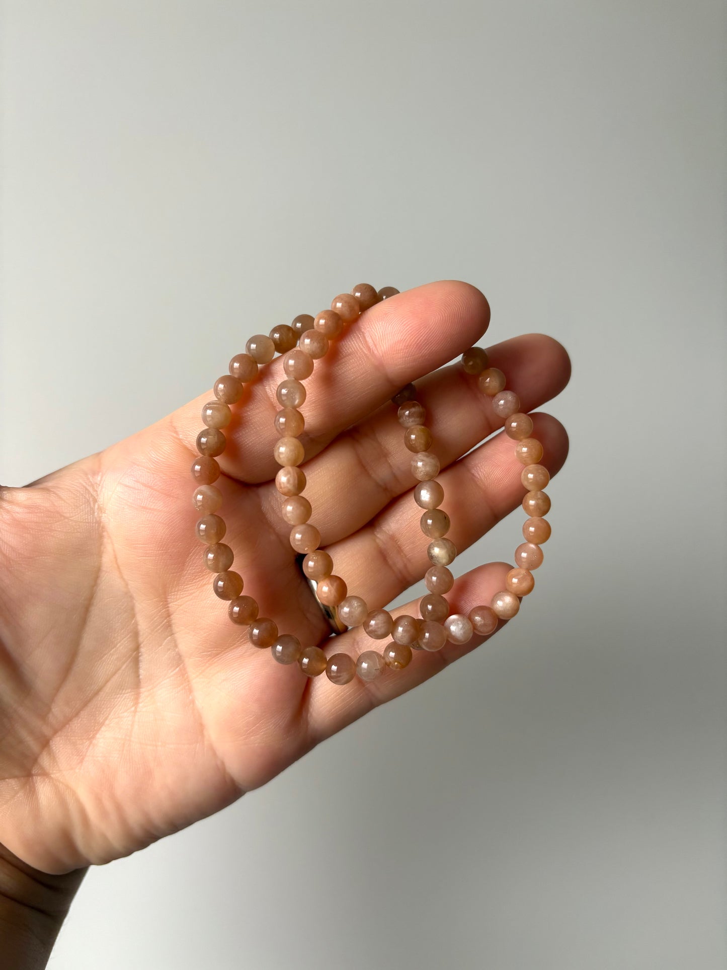 Maansteen armband 6mm