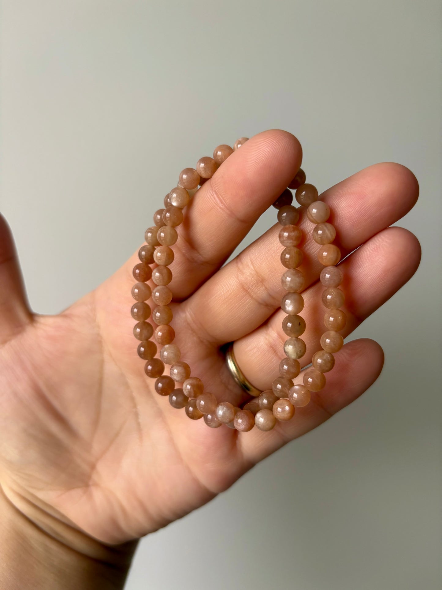 Maansteen armband 6mm