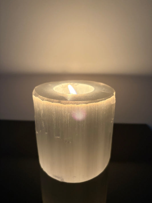 Seleniet theelichthouder