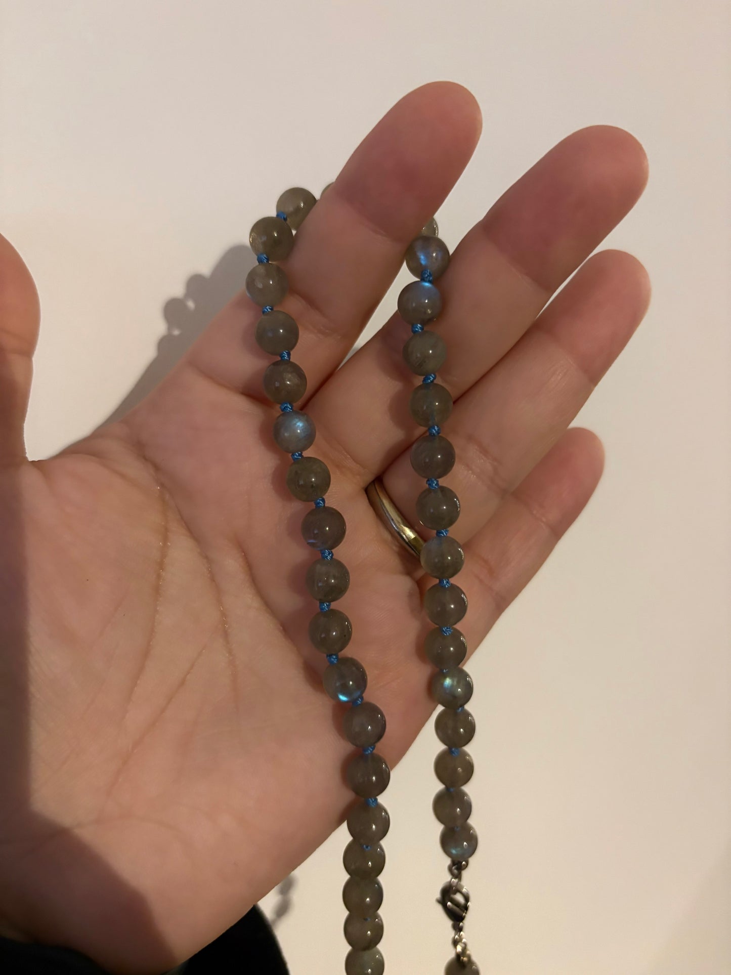 Labradoriet ketting 45cm - 8mm