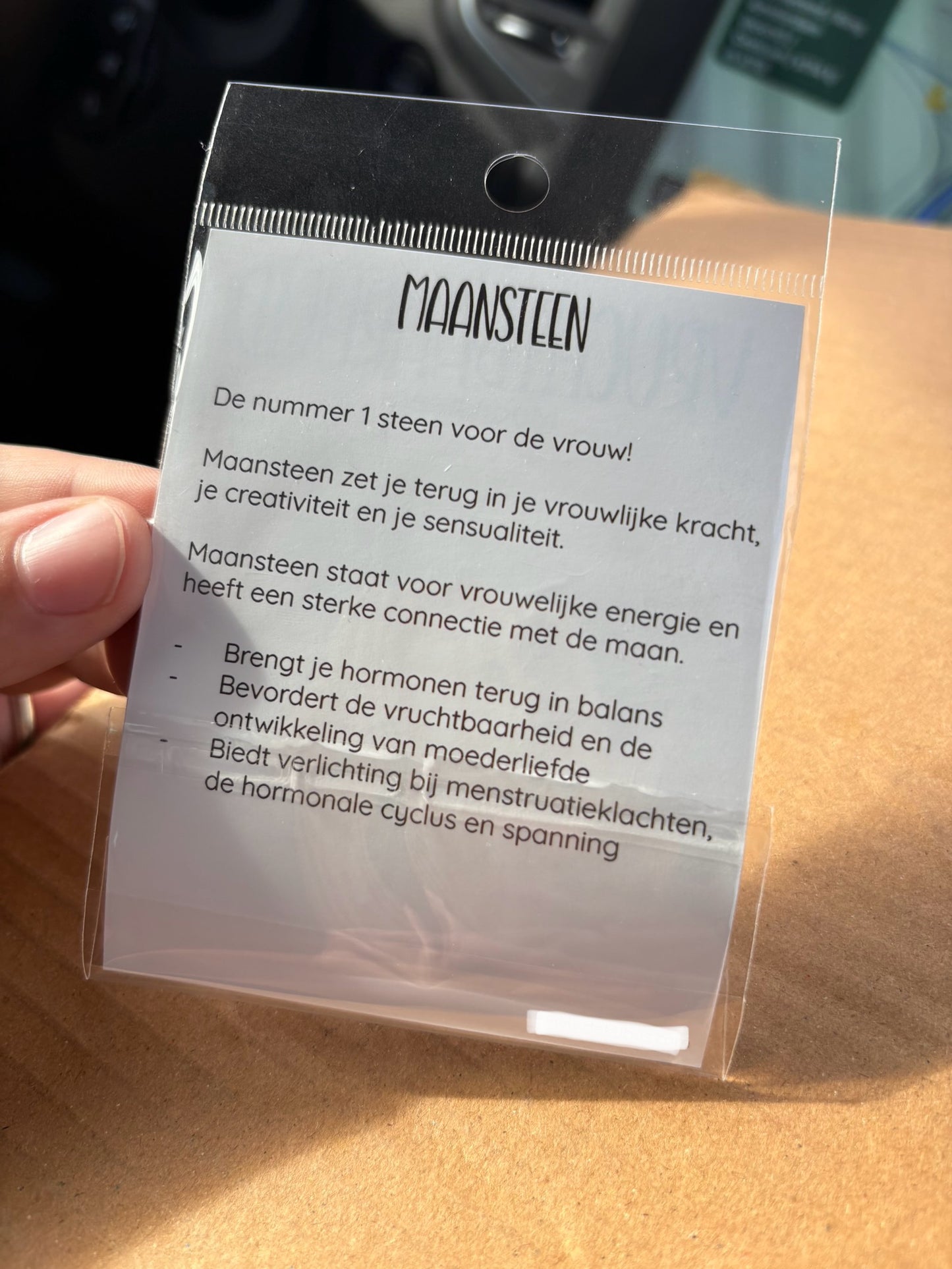 Vruchtbaarheidsetje Maansteen split armband
