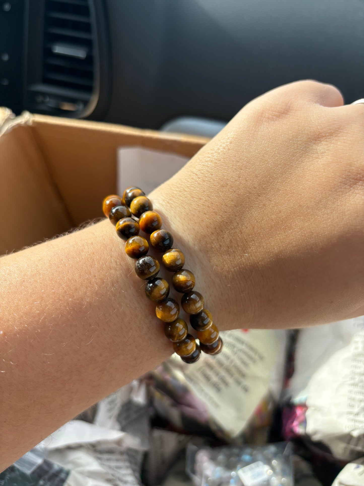 Tijgeroog armband 8 mm