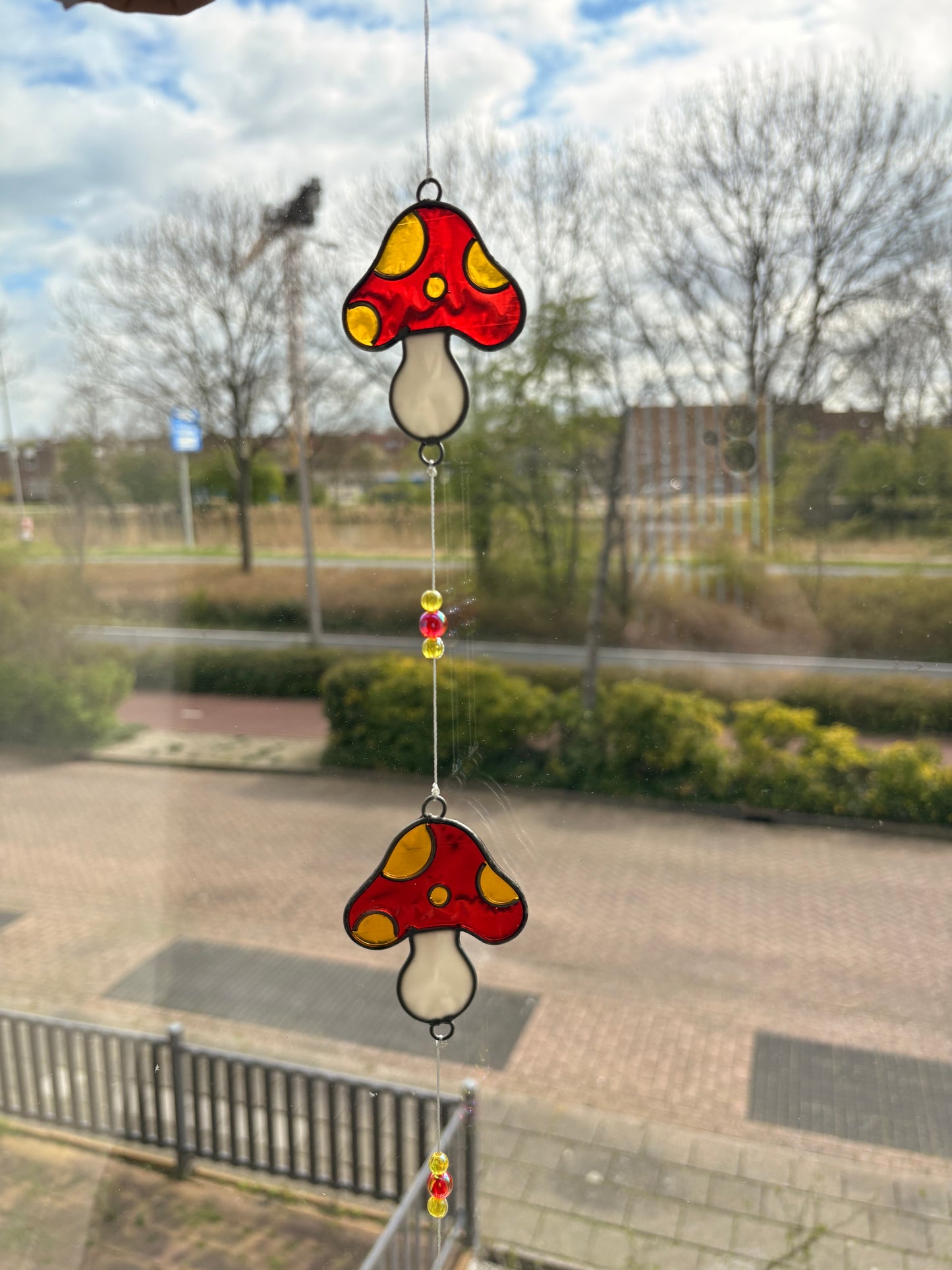 Paddenstoel suncatcher