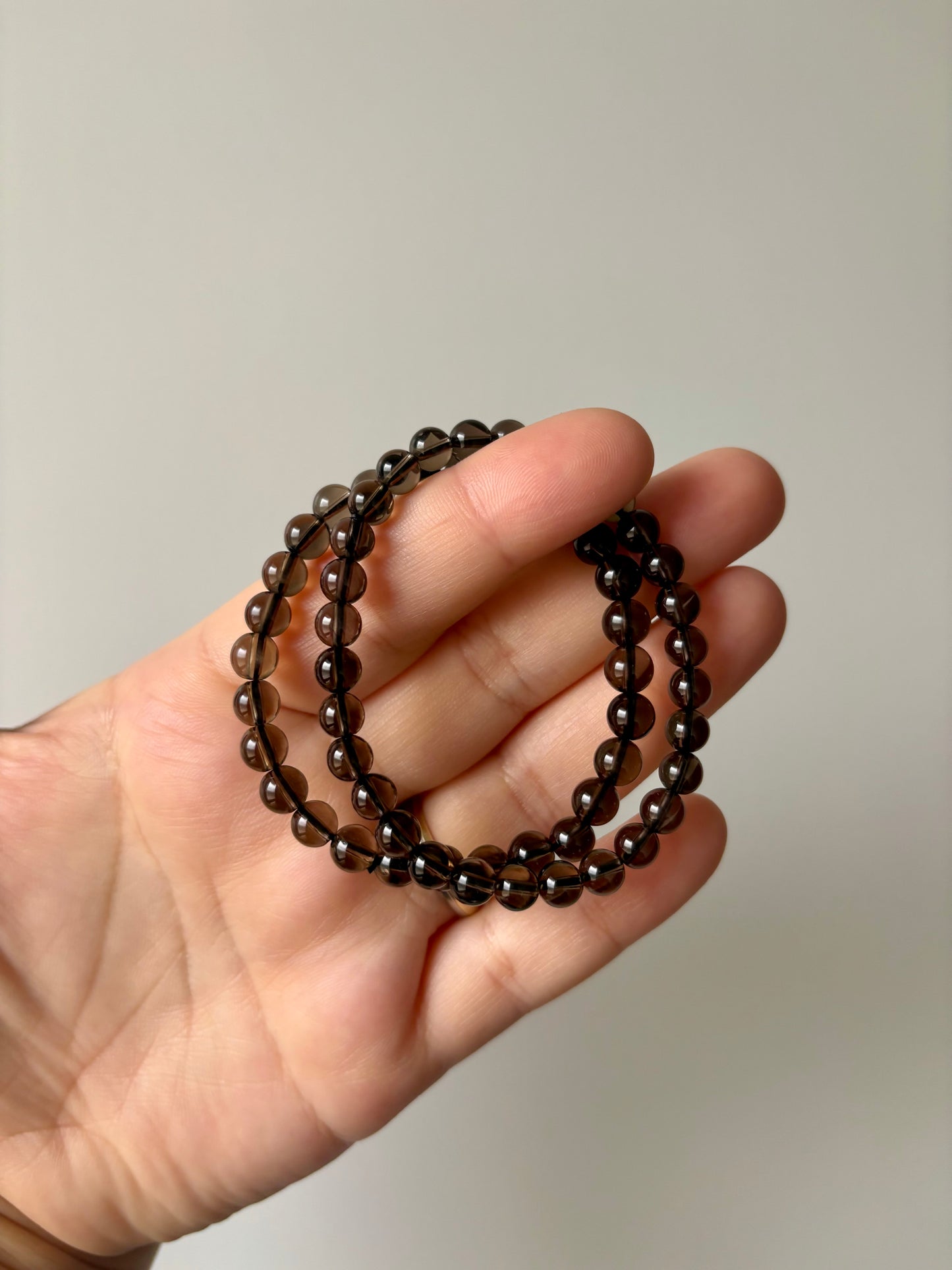 Rookkwarts armband 6mm